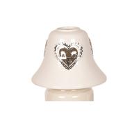 Aroma Jar Candle Lamp Shade: Metallic Reindeers