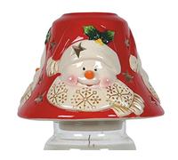 Aroma Jar Candle Lamp Shade: Snowman