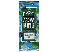 Aroma King Blueberry Ice Smoking Cards, Green, Box of 25 Units