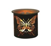 Aroma Black & Gold Butterfly Jar Sleeve & Wax Melt Warmer