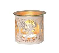 Aroma Multi Functional Tealight Wax Melt Burner 10.5Cm White - Flying Fairy