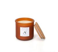 Aroma Naturals Citronella, Lime, Eucalyptus Scented Candle -Amber Glass With Cork Lid