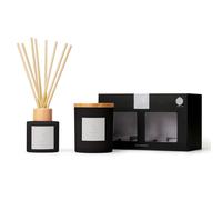 Aroma Naturals Frosted Decadence Candle & Diffuser Gift Set - Coconut in Black | Size: Medium Aroma Naturals Black Medium