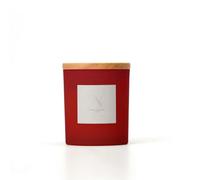 Aroma Naturals Frosted Decadence Glass Candle -Cinnamon, Clove & Orange Scent