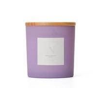 Aroma Naturals Frosted Decadence Glass Candle - Lemon & Lavender Scent