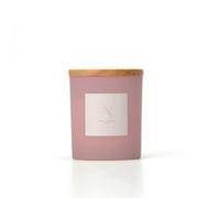 Aroma Naturals Frosted Decadence Glass Candle - Pink Cherry & Vanilla Scent
