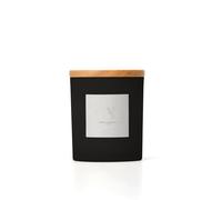 Aroma Naturals Frosted Decadence Glass Candle - Pink Cherry & Vanilla Scent in Black | Size: Medium Aroma Naturals Black Medium