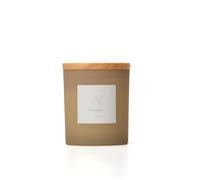 Aroma Naturals Frosted Decadence Glass Candle - Pink Cherry & Vanilla Scent in Cream | Size: Medium Aroma Naturals Cream Medium