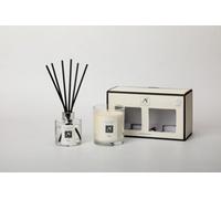 Aroma Naturals Minimalist Luxe Candle & Reed Diffuser Gift Set Bergamot, Thyme, Lavender, Pepper Scent