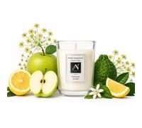 Aroma Naturals Minimalist Luxe Puissance Visuelle 3-Wick Scented Candle in White | Size: Small Aroma Naturals White Small