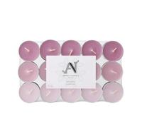 Aroma Naturals Tealights 30 Pack Lavender Sage Scented Wax 4H Burn Time