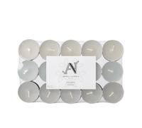 Aroma Naturals Tealights 30 Pack Soft Cotton Scented Wax 4H Burn Time