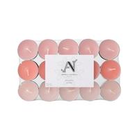 Aroma Naturals Tealights 30 Pack Wild Roses Scented Wax 4H Burn Time