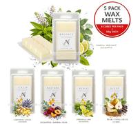 Aroma Naturals Wax Melts Gift Set 65G 8Xsnap Bars Wax Cubes Wax Melts For Wax Warmer 5 Pack