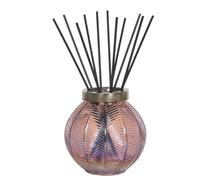 Aroma Pink Lustre Glass Large Reed Diffuser & 50 Fibre Reeds