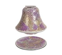 Aroma Purple & Gold Crackle Shade & Tray