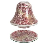 Aroma Red & Gold Crackle Shade & Tray