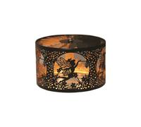 Aroma Rotating Candle Shade Carousel Spinning Flying Fairy - Black & Gold