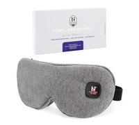 Aroma Season Cordless Heated Eye Mask for Dry Eyes Warm Compress for Stye Blepharitis Chalazion MGD, Heat Therapy to Unclog Gland, Relaxing Sleep Mask Machine Washable Perfect Light Blocked(Grey)