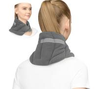 Aroma Season Microwave Heat Pad for Neck, Heated Neck Wrap, Neck Heat Pad Microwave,100% Natural Fillings, Reusable, Heat Therapy, Gifts for Women Men (Grey)