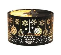 Aroma Silhouette Black & Gold Baubles Carousel Shade