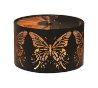 Aroma Silhouette Black & Gold Carousel Butterfly Shade