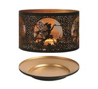 Aroma Silhouette Black & Gold Fairy Shade & Tray