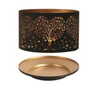 Aroma Silhouette Black Heart Tree Shade & Tray