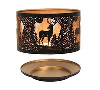 Aroma Silhouette Black Stag Shade & Tray