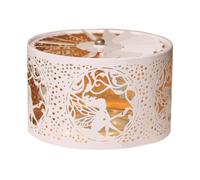 Aroma Silhouette White & Gold Carousel Sitting Fairy Shade