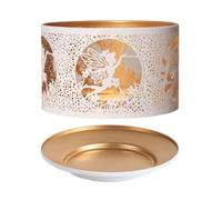 Aroma Silhouette White & Gold Fairy Shade & Tray