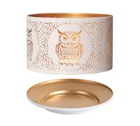 Aroma Silhouette White Owl Shade & Tray