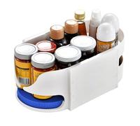Aroma Storage Rack - 360 Degree Rotation, Kitchen Cabinet Stand | Space Saving Condiment Jar Spice Rack with Rotating Function, Modern Design Stand for Comp