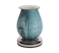 Aroma Teal Swirl Oval Touch Electric Wax Melt Warmer
