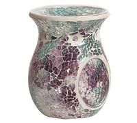 Aroma Wax Melt Burner - Teal Crackle AR1785