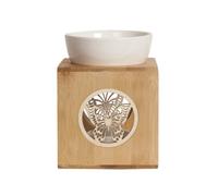 Aroma Wax Melt Burner - Zen Bamboo Butterfly