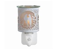 Aroma White & Gold Doves Plug In Wax Melt Warmer