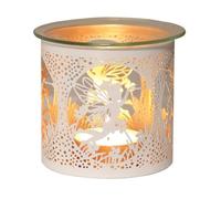 Aroma White & Gold Fairy Jar Sleeve & Wax Melt Warmer