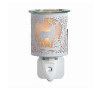 Aroma White & Gold Stag Plug In Wax Melt Warmer