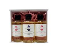 Aromabar Massage Oil Gift Set: Relaxing, Sensual & Uplifting 3 x 125ml