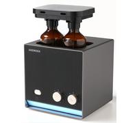Aromadd Smart Aroma Dual-Scent Waterless Essential Oil Diffuser, Cold Air Tech Scent Air Machine for 2000 Sq Ft, 2×200ml Hotel Collection Diffuser for Home & Office (Black Titanium, Two Scents)