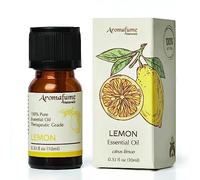 AROMAFUME Lemon Essential Oil - 100% Natural, Therapeutic Grade Essential Oils - Pure, Bright Aromatherapy Oil for Home Diffusers - Gifts for Her - 10ml