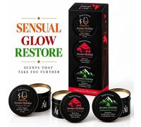 AromaHoliday World Spa Travel Lover 3-Tin Soy Wax Candle Gift Set AromaHoliday Multicolor