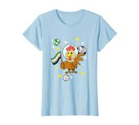 Aromantic Chicken In Space Aromantic Pride T-Shirt
