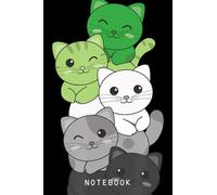Aromantic Flag Non Binary Pride LGBTQ Cats Aromantic cat Notebook: Cat notebook journal lined, cat notebook, cat journal notebook, composition ... lined journal notebook for who loves cat