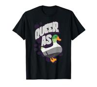 Aromantic Queer as Duck LGBT Gay Asexual Ace Aro Pride Flag T-Shirt