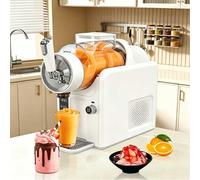 aromaoveite 5-In-1 Slush Machine & Granita Maker - 2l Capacity, Ready In 20 Min, 5 Programs: Slush, Smoothie, Milkshake, Coffee, Slushie Sangria - Home Bar Party Drink Maker For Family white