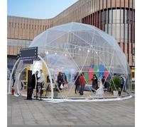 aromaoveite Garden Dome Igloo Bubble Tent 10/12ft Clear Tent Outdoor For Garden,Weather Proof Pod - For Commercial Activities/Scenic Spots/Starry Sky Restaurants/Auto Shows/Photography,2.9m