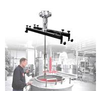 aromaoveite Ibc Pneumatic Mixer | Paint Mixer, 1/2hp/3/4hp/1hp Adjustable, Folding Propeller, 1000l Mixing Capacity, 6-8kg Constant Pressure, Paint Resin Mixer large5cylinder