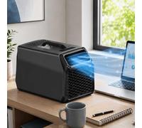 aromaoveite Portable Tent Air Conditioner, 4000 Btu Portable Ac Unit With Compressor Cooling, Dehumidifier, Sleep Mode And 24h Timer For Camping, Rv, Van, Truck Cab And Small Rooms Gray